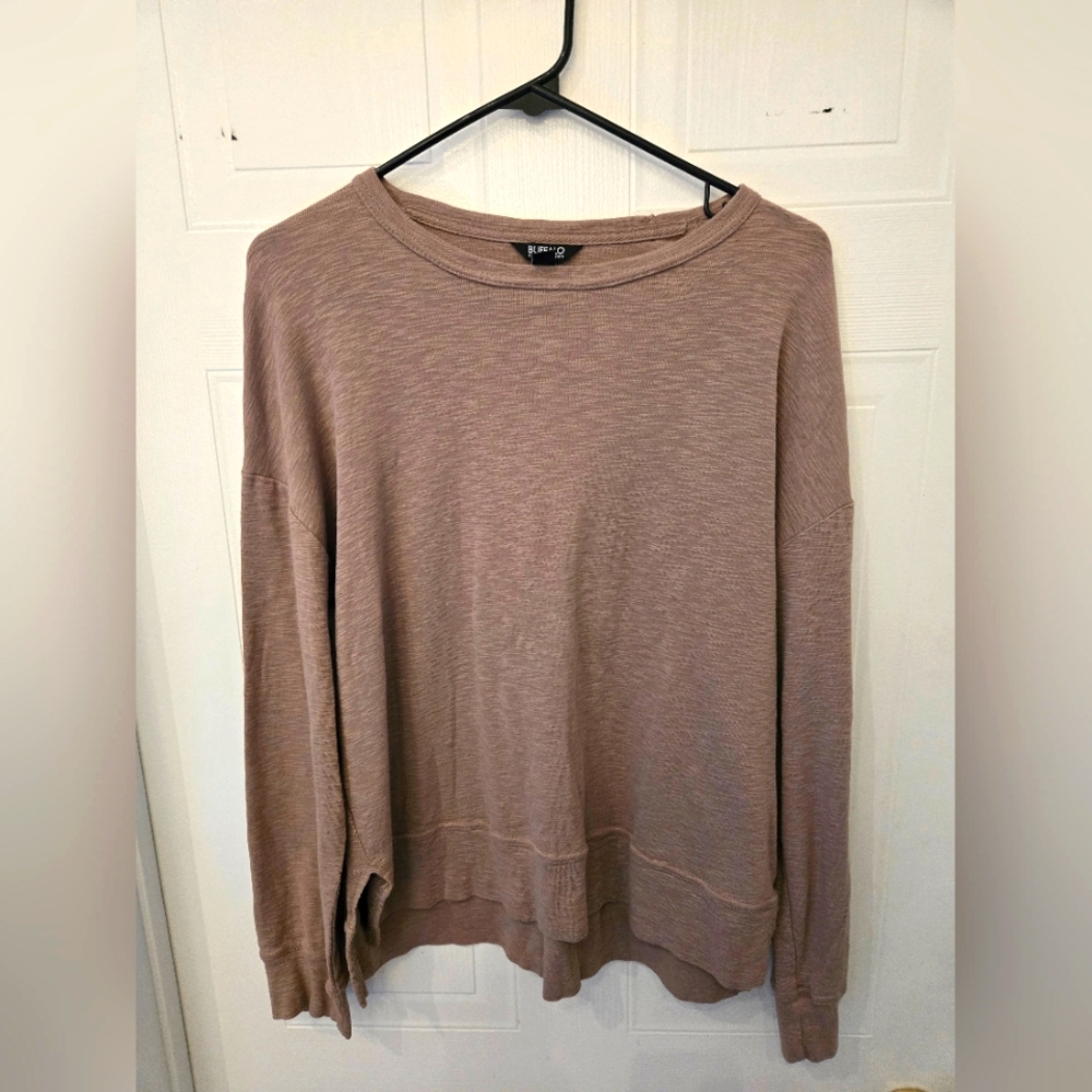 Buffalo David Bitton Brown Crewneck Lightweight Top Sweater Medium